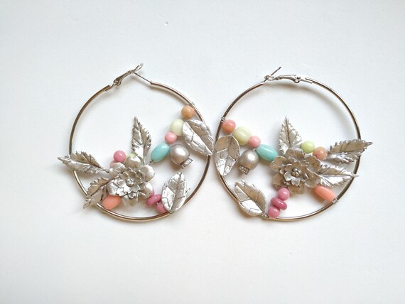 cold porcelain earrings