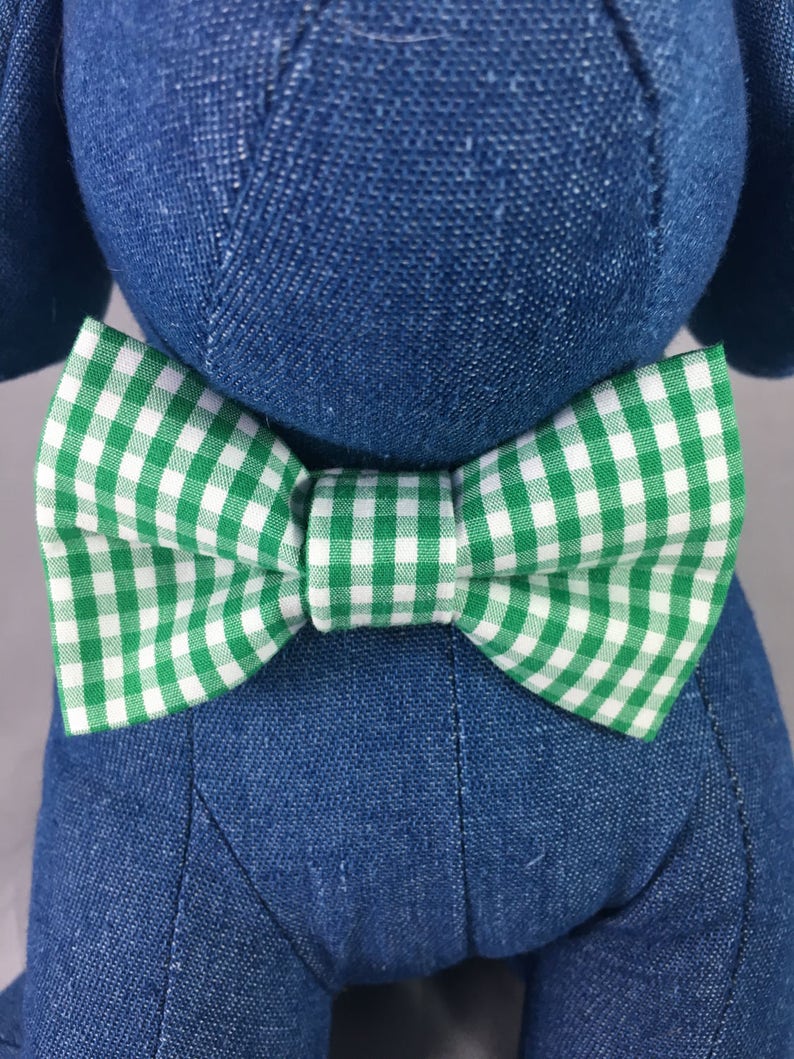 Green and White Gingham Bow Ties & Collars for Dogs Free Etsy