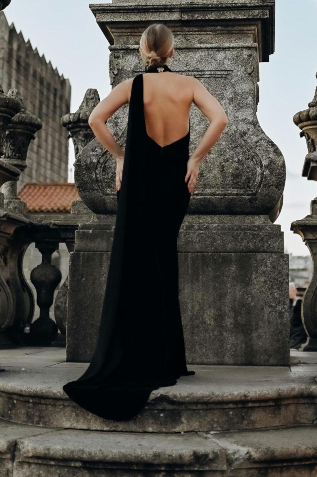 navy blue dress for baby girl Lisingtool Women's Formal Dresses Women Backless Dress Bodycon Sleeveless Open  Back Maxi Dress Going out Elegant Party Cocktail Long Dress Wedding Guest  Dress Orange main image 1