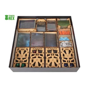 Organizer kompatibel mit Dune Imperium und den Erweiterungen: Aufstieg von Ix, Unsterblichkeit, Aufbewahrungsbox für Brettspiele, Geschenkidee für Nerds