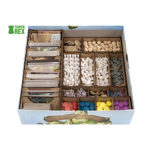 Organizer for Spirit Island + Branch & Claw Expansion, Storage Insert Compatible with Spirit Island, Accessory Upgrade, Nerdy Gifts