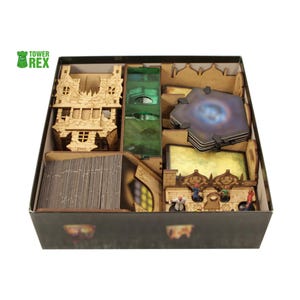 Organizer for Betrayal 2nd Ed + Widow's Walk Expansion, Storage Insert Compatible with Betrayal at the House Board Game, Tabletop Gamer Gift