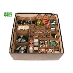 Organizer for Mansions of Madness 2nd Edition, Storage Insert Compatible with Mansions of Madness Board Game, Tabletop Gamer Gift Accessory