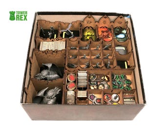 Organizer for Mansions of Madness 2nd Edition, Storage Insert Compatible with Mansions of Madness Board Game, Tabletop Gamer Gift Accessory