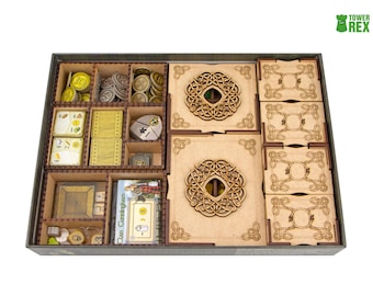 Organizer for Clans of Caledonia Board Game, Wooden Insert Storage Solution, Board Game Organizer, Component Tray, Accessory Upgrade