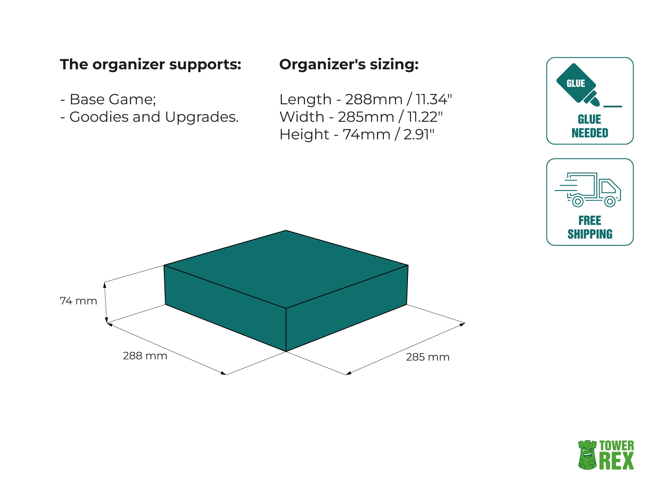 Organizer Compatible With Brass Birmingham Deluxe Edition Etsy