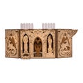 DnD DM Screen Dragonheart with Dice Tower, Initiative Tracker, HR tracker, Dungeon Master Screen for Role Playing Games, Father's Day Gift product logo