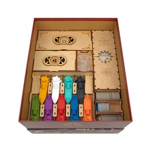 Upgrade for TowerRex Scythe Organizer to Legendary Box Organizer, Upgrade Kit for TowerRex Organizer compatible with Scythe Board game