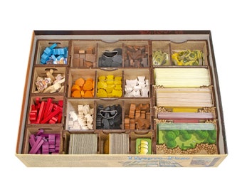 Agricola 2nd edition organizer | Wood insert for Agricola 2nd edition board game | Storage solution | Boardgame insert | Boardgame organizer