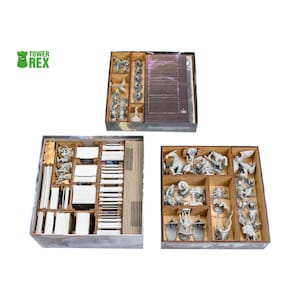 Organizer for Witcher Old World Deluxe edition + All Expansions, Insert Compatible with Board Game, Upgrade Storage, Nerdy Gifts