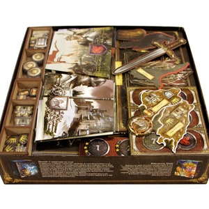 Organizer per Game of Thrones, espansione Madre dei Draghi, scatola portaoggetti compatibile con il gioco da tavolo, accessori in legno, regalo per la festa del papà