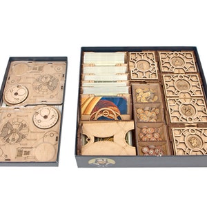 Dune Organizer + Free Battle Dials, Insert for Dune + Expansions Board Game, Storage Solution Upgrade, Unofficial Product