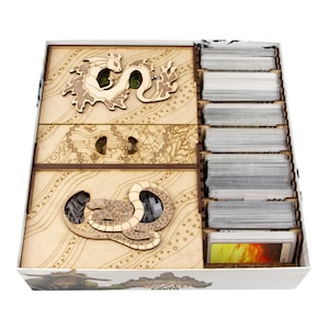 Spirit Island + Expansions Organizer, Insert for Spirit Island Board Game, Storage Solution for Spirit Island + Expansions