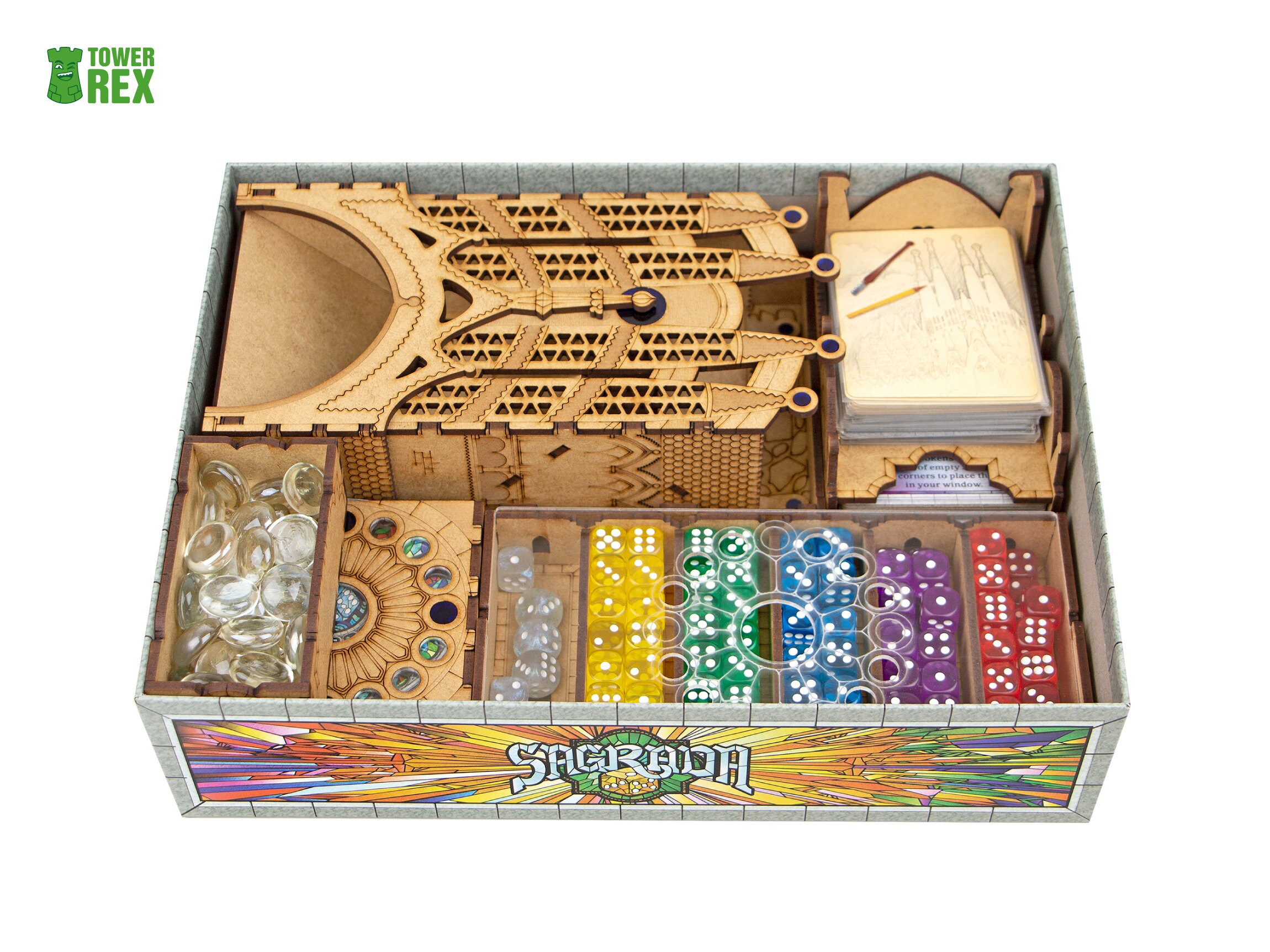 Insert Suitable for Sagrada Board Game Stained Glass - Etsy