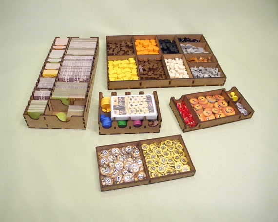 Caverna board game wood insert organizer game | Etsy Caverna board game wood insert organizer game | Etsy