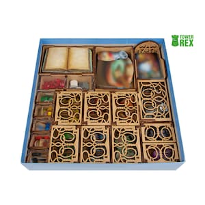Organizer for Quacks of Quedlinburg + Herb Witches, Alchemists Expansions, Storage Insert Compatible with Board Game, Tabletop Gamer Gift