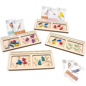 Spielertafel für Wingspan, Dashboard kompatibel mit Wingspan Brettspiel, Zubehör-Upgrade, Organisation für Token, Vatertagsgeschenk