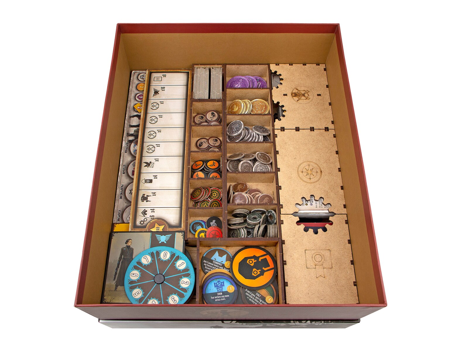 SCYTHE Legendary Box Organizer Wood Insert for SCYTHE Board Etsy