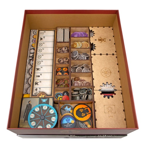SCYTHE Organizer Wood Insert for SCYTHE Board Game Etsy