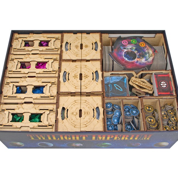 Twilight Imperium 4Ed + Erweiterungs-Organizer, Beilage für Twilight Imperium + Prophezeiung der Kings-Erweiterung, inoffizielles Produkt