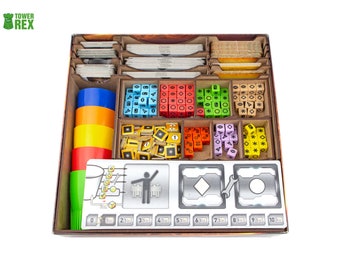 Roll for the Galaxy + Expansions Organizer, Insert for Roll for the Galaxy Board Game, Roll for the Galaxy + Expansions Storage Solution