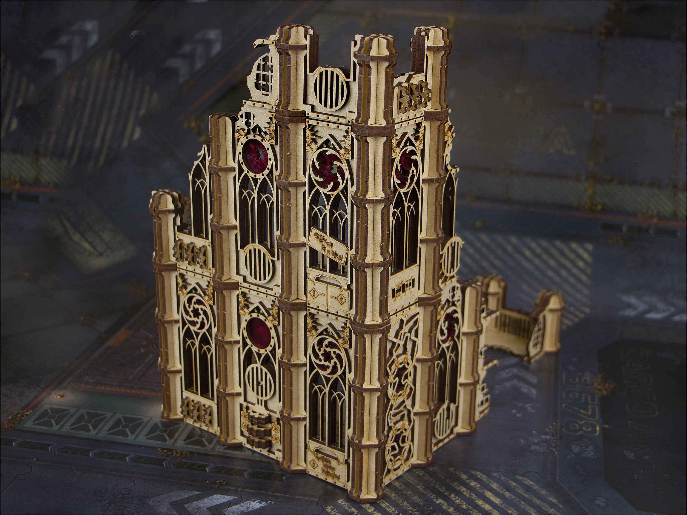 Modular Gothic Ruin, Scatter Sanctum Temple Ruins Terrain