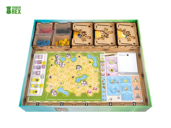 Organizer & Token Bundle Compatible With Ark Nova Board Game - Etsy
