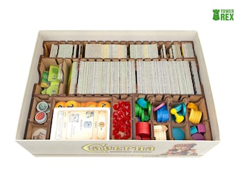 Organizer for Caverna Board Game, Wooden Insert Storage Solution, Board Game Organizer, Component Tray, Accessory Upgrade, Gift for Gamers