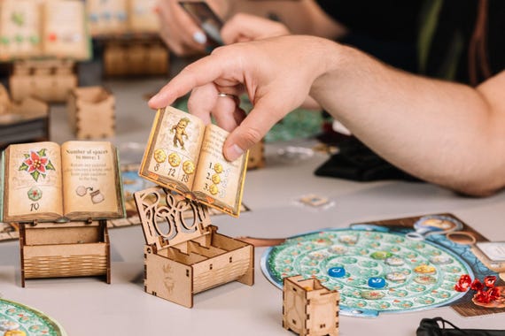 Organizer for Quacks of Quedlinburg + Herb Witches, Alchemists