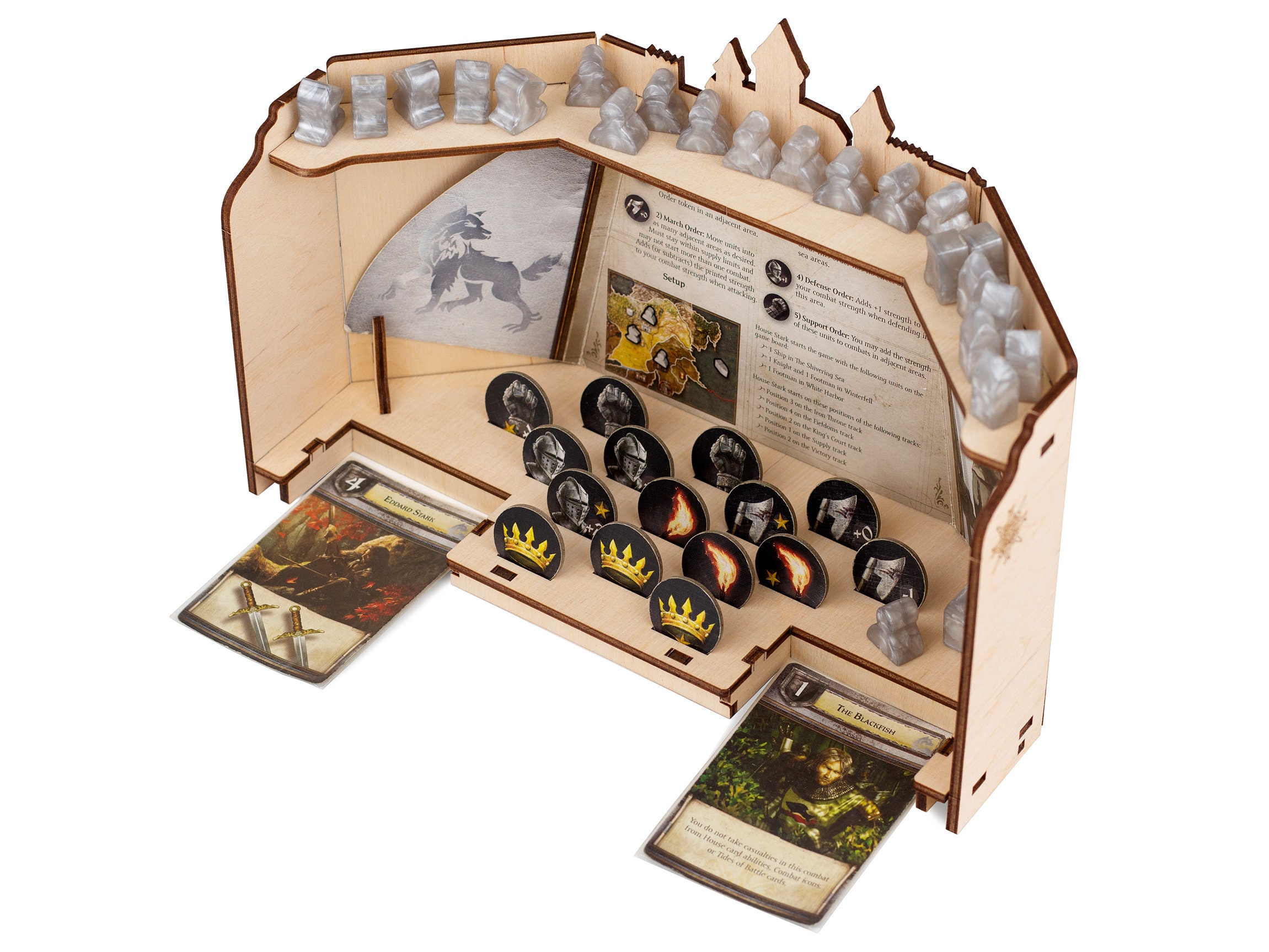 Great Lords' Shields, Dashboard Compatible With Game of Thrones Exp Board  Game, Game of Thrones Exp Accessories 