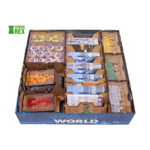Organizador para It's a Wonderful World + Expansiones, Inserto para juegos de mesa, Titular de tarjetas, Actualización de caja de almacenamiento, Accesorios para juegos de mesa, Regalos nerds