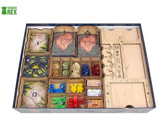 Lost Ruins of Arnak Organizer, Board Game Insert with Player Boards, Lost Ruins of Arnak Storage Solution, Board Game Upgrade