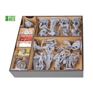 Organizador de Etherfields + Expansions, inserto para el juego de mesa Etherfields y expansiones de Kickstarter, producto no oficial