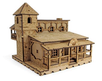 DnD Tavern Terrain, Dungeons and Dragons Terrain, 28mm Terrain, Fantasy Terrain for Dungeons & Dragons, Frostgrave, Nerdy Gifts