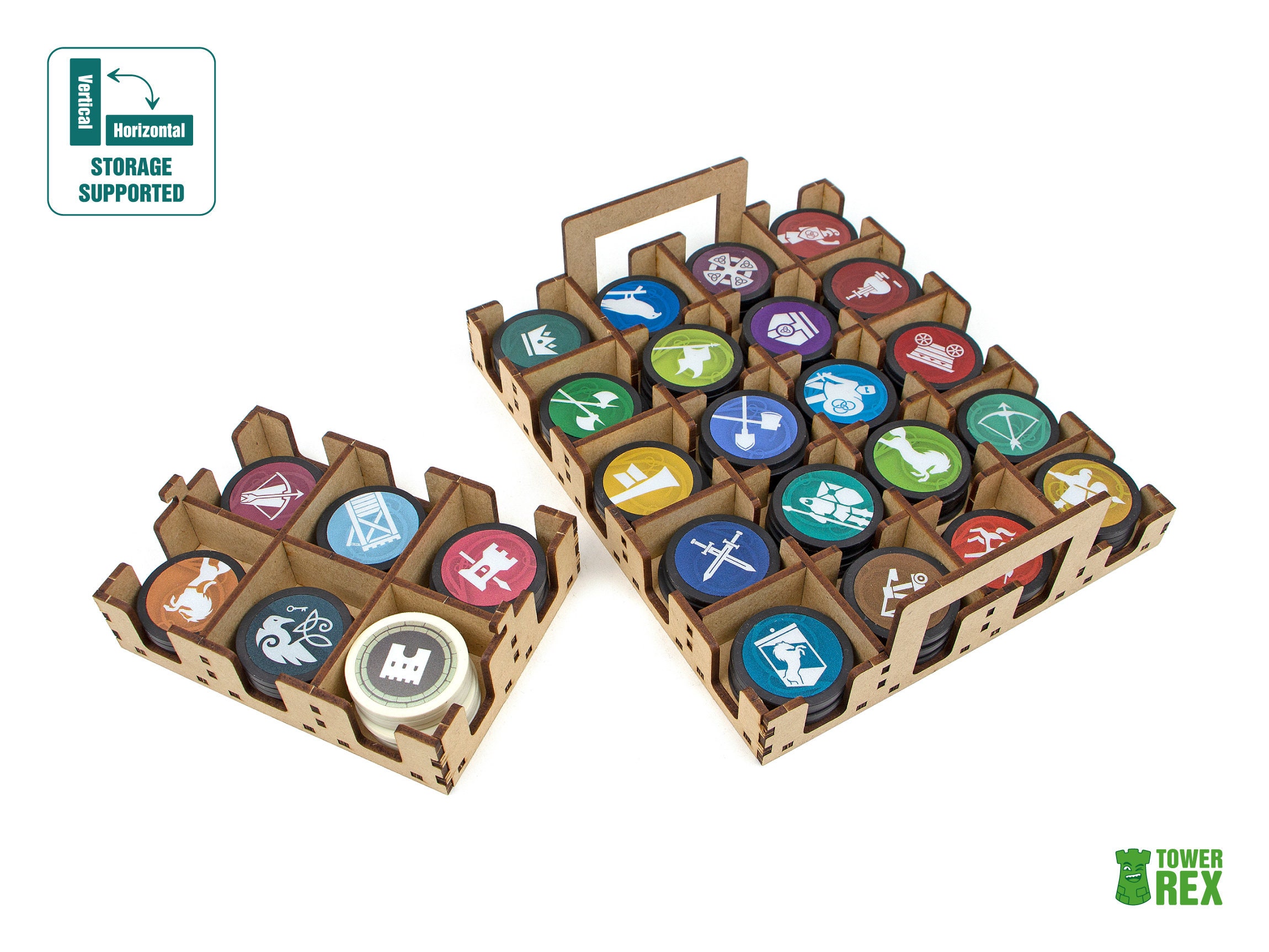 Organizer for War Chest + Nobility, Siege Expansions + 4