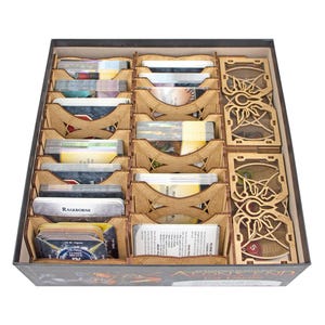 Organizer for Aeons' End + Expansions (up to 5), Storage Insert Compatible with Board Game, Accessories Upgrade, Nerdy Gifts