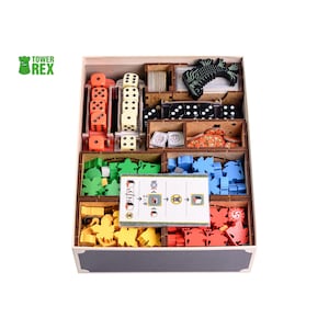 Organizer for White Castle, Insert Compatible with Board Game, Laser Cut Tray, Accessories Upgrade, Storage Box, Nerdy Gifts