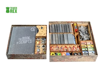 Organizer for This War of Mine Box and Expansions, Wooden Insert for TWoM Expansions, Board Game Setupper, Geek Gift, Storage Organization