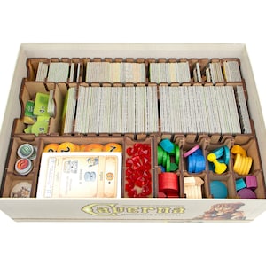 Organizer for Caverna, Storage Insert for Caverna Board Game, Accessories Upgrade, Tray for Game Components, Geek Gift, Tabletop Gamer Gift