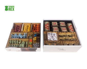 The Great Wall All-In Organizer, Insert for the Great Wall Board Game Kickstarter Edition, Great Wall Storage Solution Upgrade