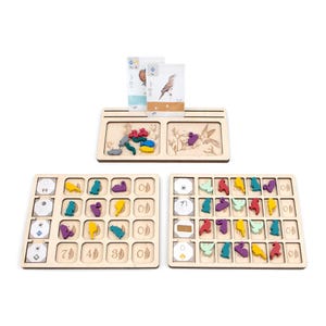 Playerboard + Scoreboard for Wingspan or with Tokens, Accessories Upgrade Set Compatible with Wingspan Board Game, Nerdy Gifts