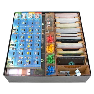 7 Wonders Organizer 2nd Expansions, Insert for 7 Wonders 2nd Edition, 7 Wonders Cities, Armada, Leaders Storage Solution