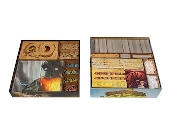 Organizer for Spirit Island + All Expansions, Storage Insert Compatible with Board Game, Accessories Upgrade, Nerdy Gifts