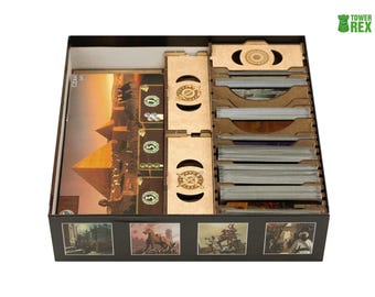 Organizer for 7 Wonders 1st Edition, Insert for 7 Wonders (1st Edition) Board Game, 7 Wonders Storage Solution Upgrade