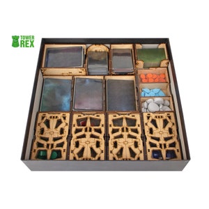 Organizer compatible with Dune Imperium and Expansions: Rise of Ix, Immortality, Storage Box for Board Game, Tabletop Gamer Gift Accessories