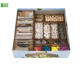 Spirit Island Organizer + Expansion, Insert for Spirit Island, Spirit Island + Branch & Claw Expansion Storage Solution