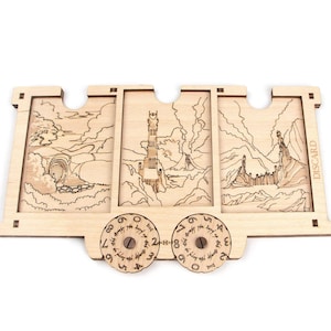Playerboard for Lord of the Rings LCG Revised, Dashboard Compatible with LOTR LCG Board Game, Accessories Upgrade