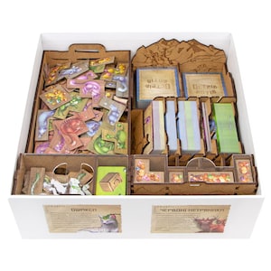 Isle of Cats + Expansions Organizer, Insert for Isle of Cats Board Game, Isle of Cats + Expansions Storage Solution Upgrade