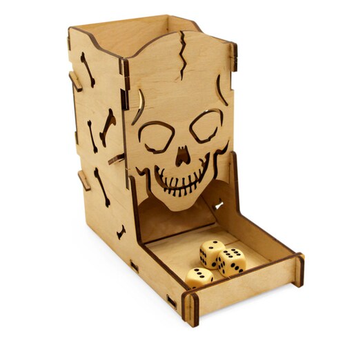 Dice Tower Castle Boardgame Accessory Wood Dice Tower Etsy