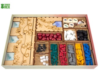 Wingspan Asia Organizer & Token Bundle, Beilage für Wingspan: Asia Board Game, Wingspan Asia Storage Solution Upgrade